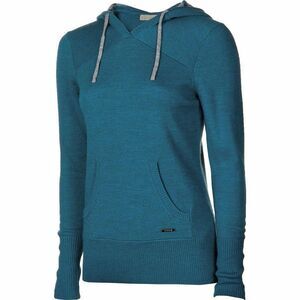 Smartwool Merino Wool Palisade Hoodie Sweater Women's Large Teal Blue